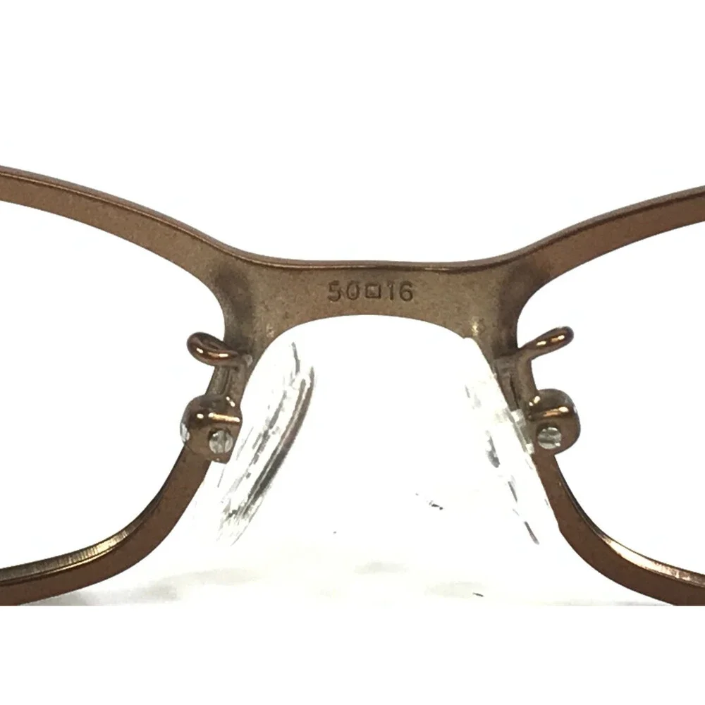 Coach Eyeglasses Frames HC5007 Willow 9046 Satin Brown Green Rectangle 50-16-135